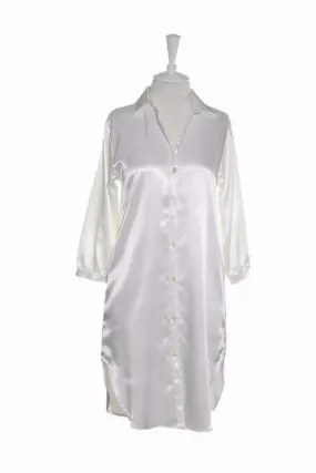 Nightshirt Silk - Winter White