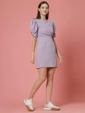 Odour Free V Neck Wrap Dress For Women