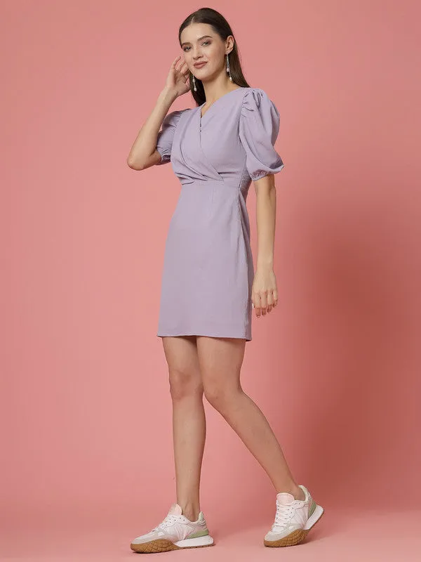 Odour Free V Neck Wrap Dress For Women