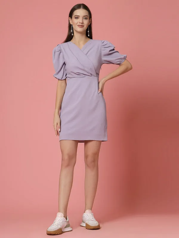 Odour Free V Neck Wrap Dress For Women
