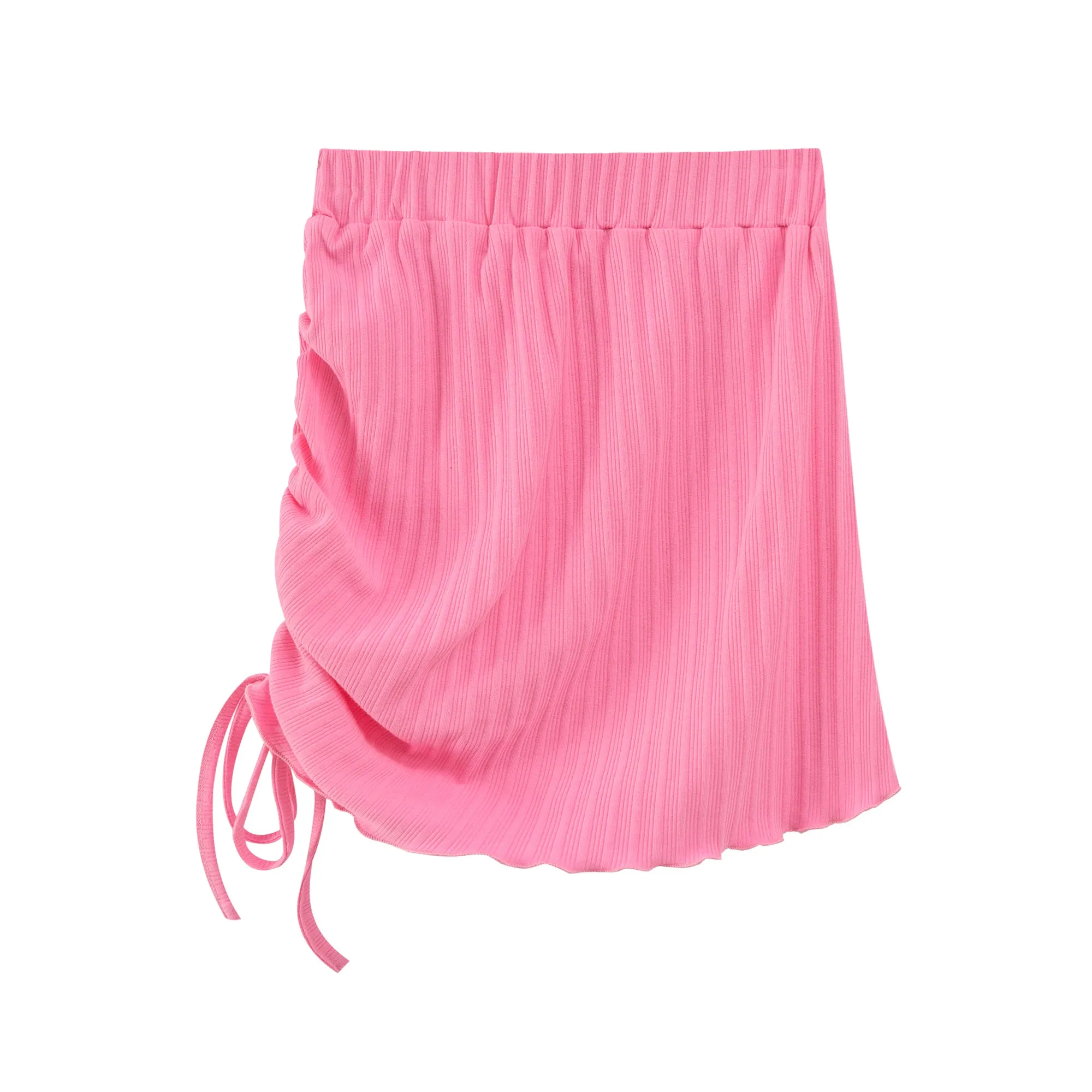 On A High Note Ruched Skirt