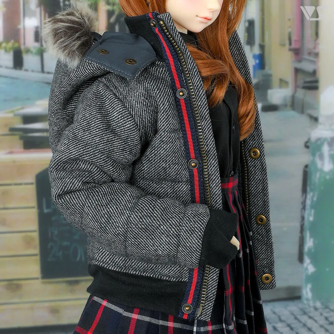 Oversized Down Jacket (Gray)