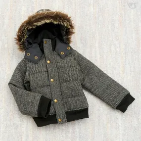 Oversized Down Jacket (Gray)