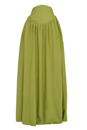 Pado Corset Lime Maxi Skirt