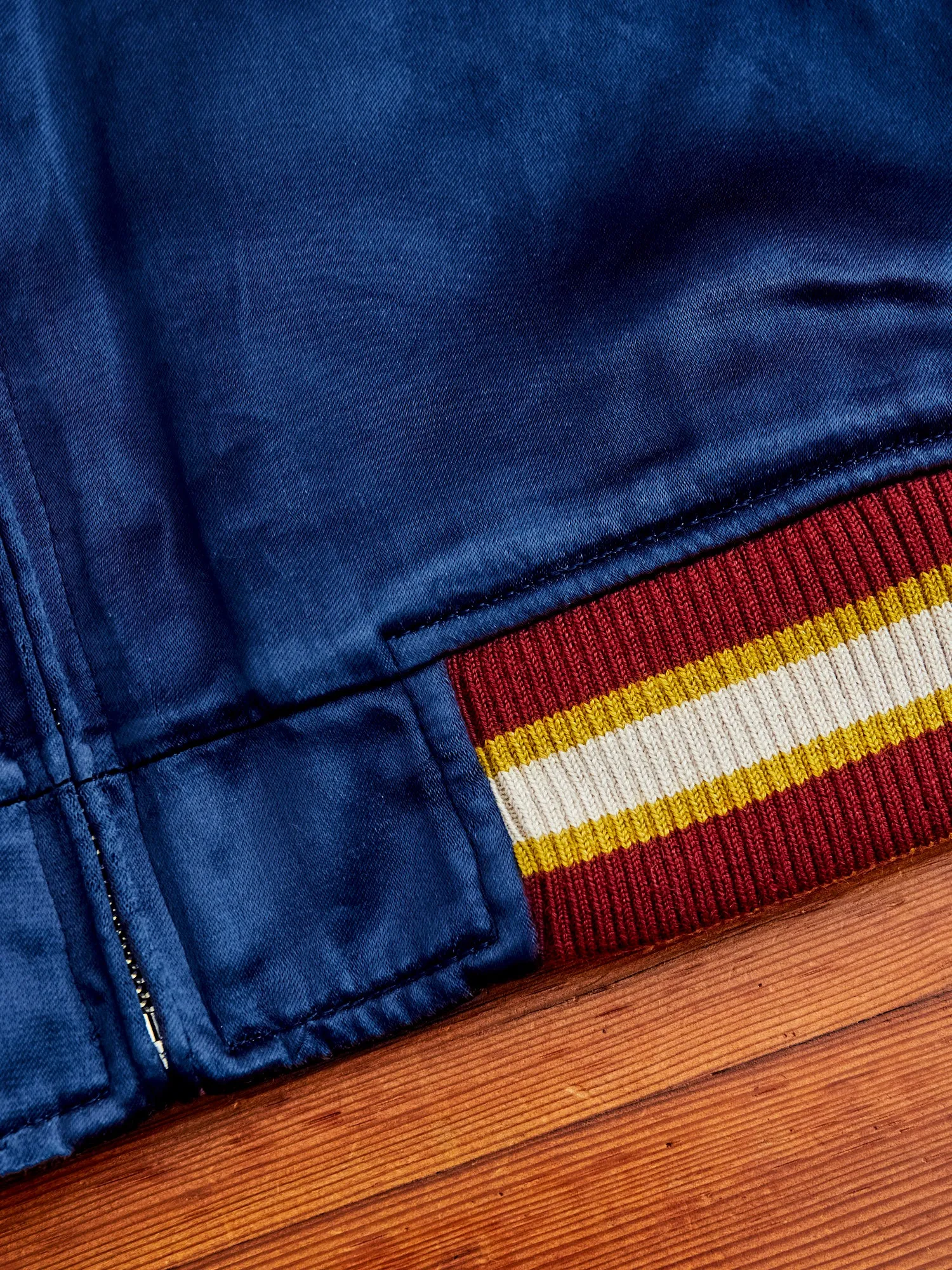 "Festival" Reversible Sukajan Souvenir Jacket in Blue/Purple