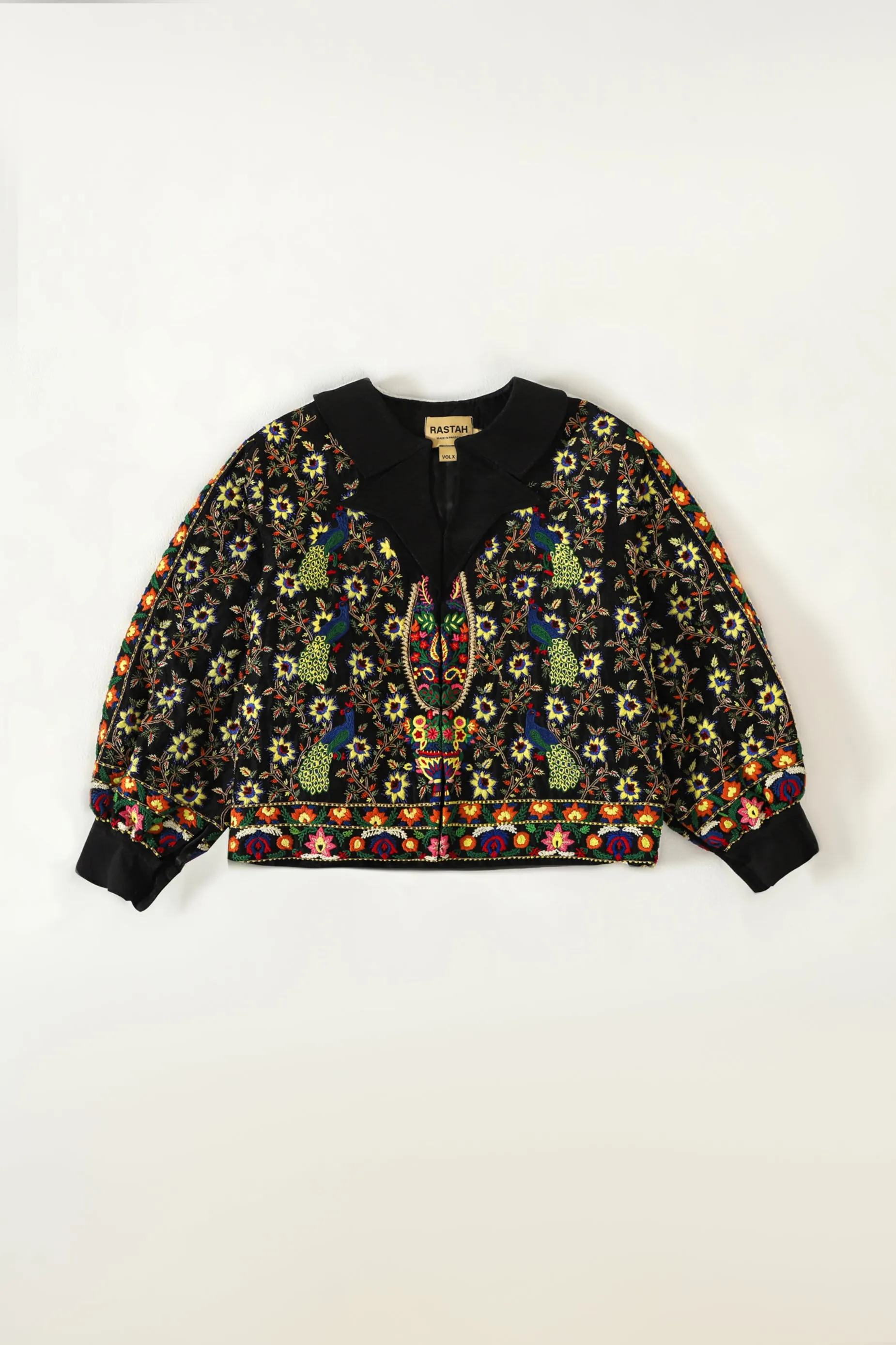 "GARDEN OF LOVE" HAND EMBROIDERED EVENING JACKET