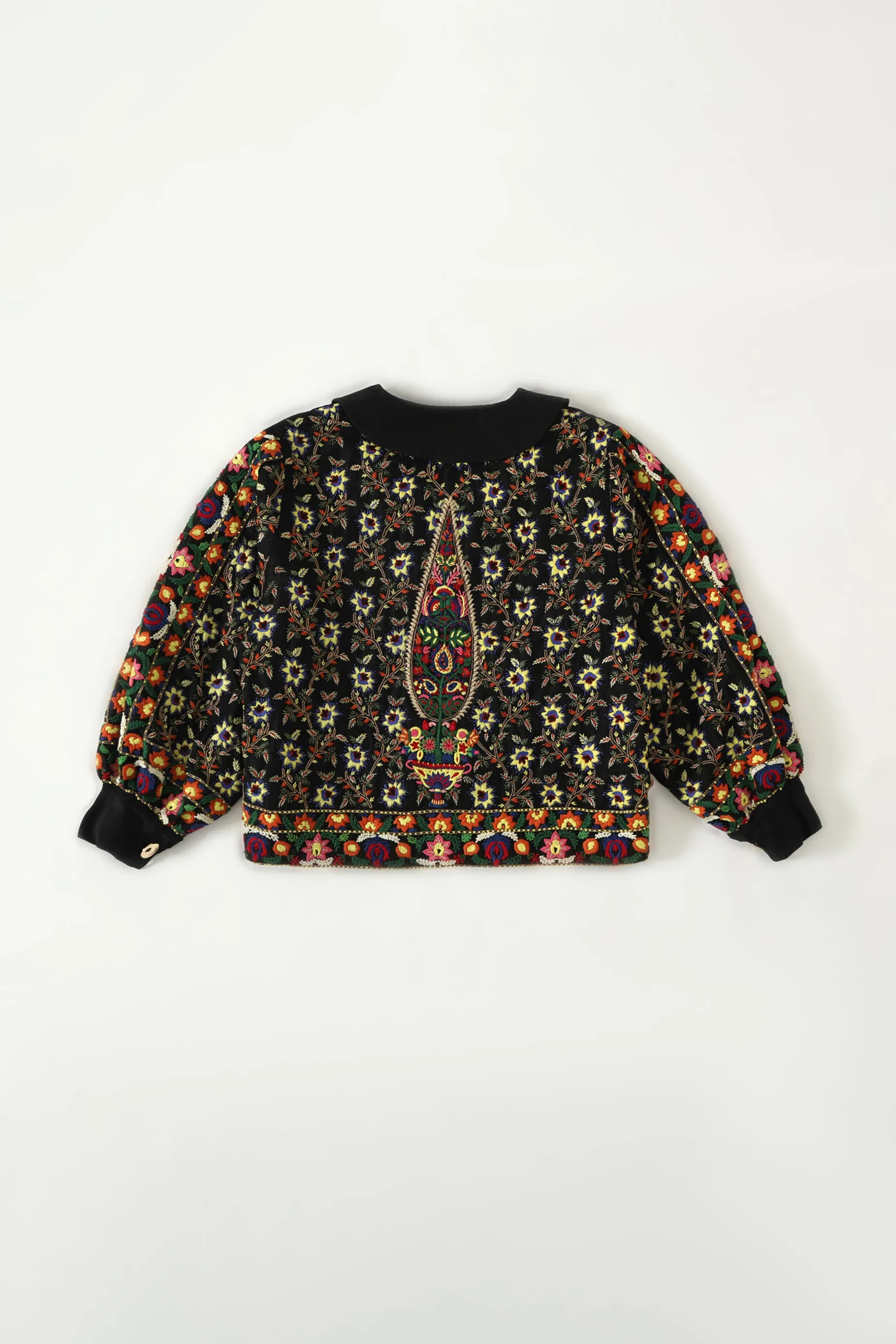 "GARDEN OF LOVE" HAND EMBROIDERED EVENING JACKET