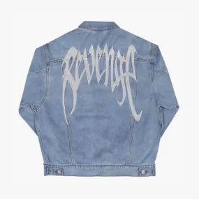Revenge Embroidery Retro Denim Jacket