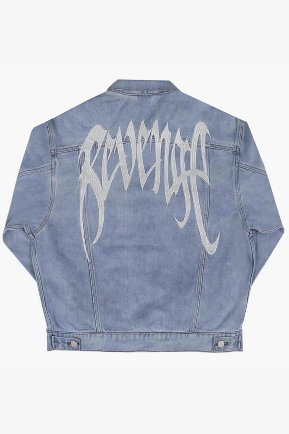 Revenge Embroidery Retro Denim Jacket