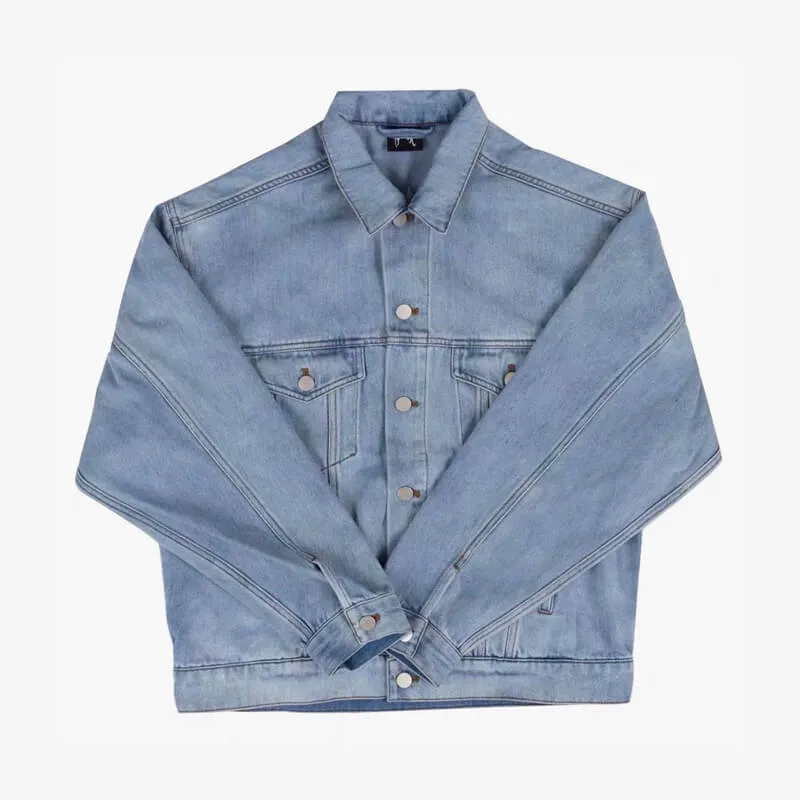 Revenge Embroidery Retro Denim Jacket