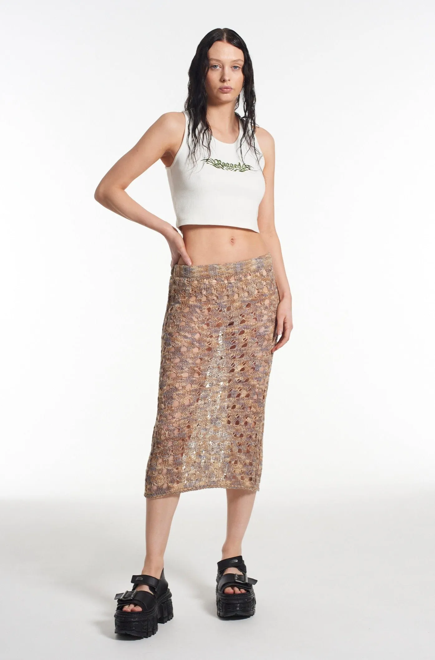 Ruins Midi Skirt