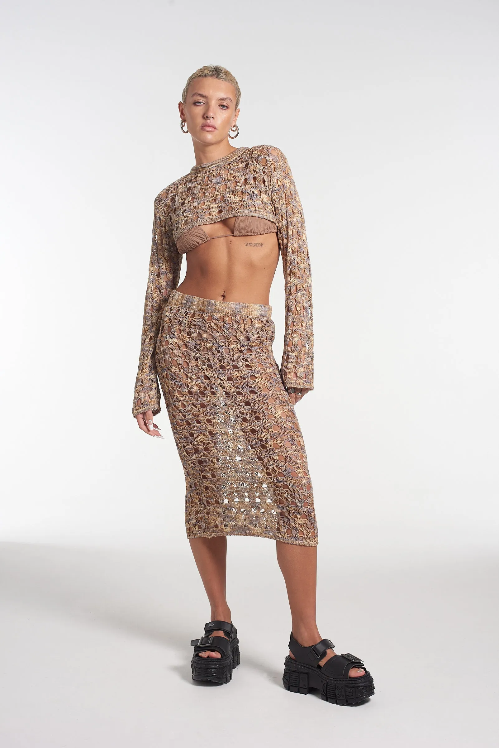 Ruins Midi Skirt