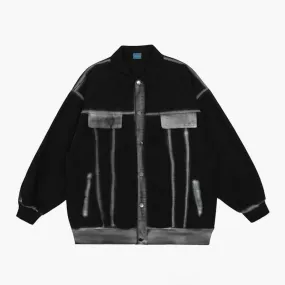 Spray Painted Graffiti Grunge Jacket