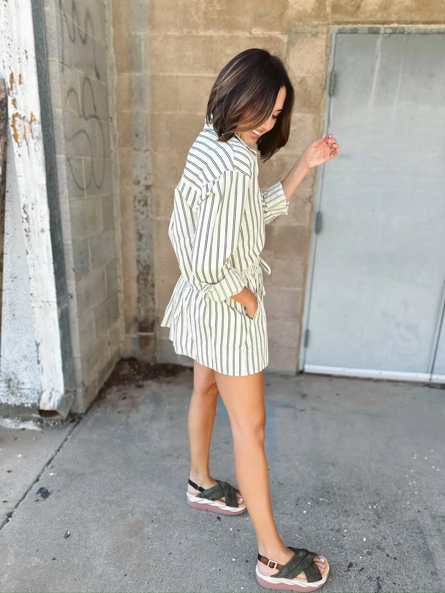 Sure! The optimized title for the e-commerce product could be Faro Stripe Iona Skirt - Perfect for Sundays.
