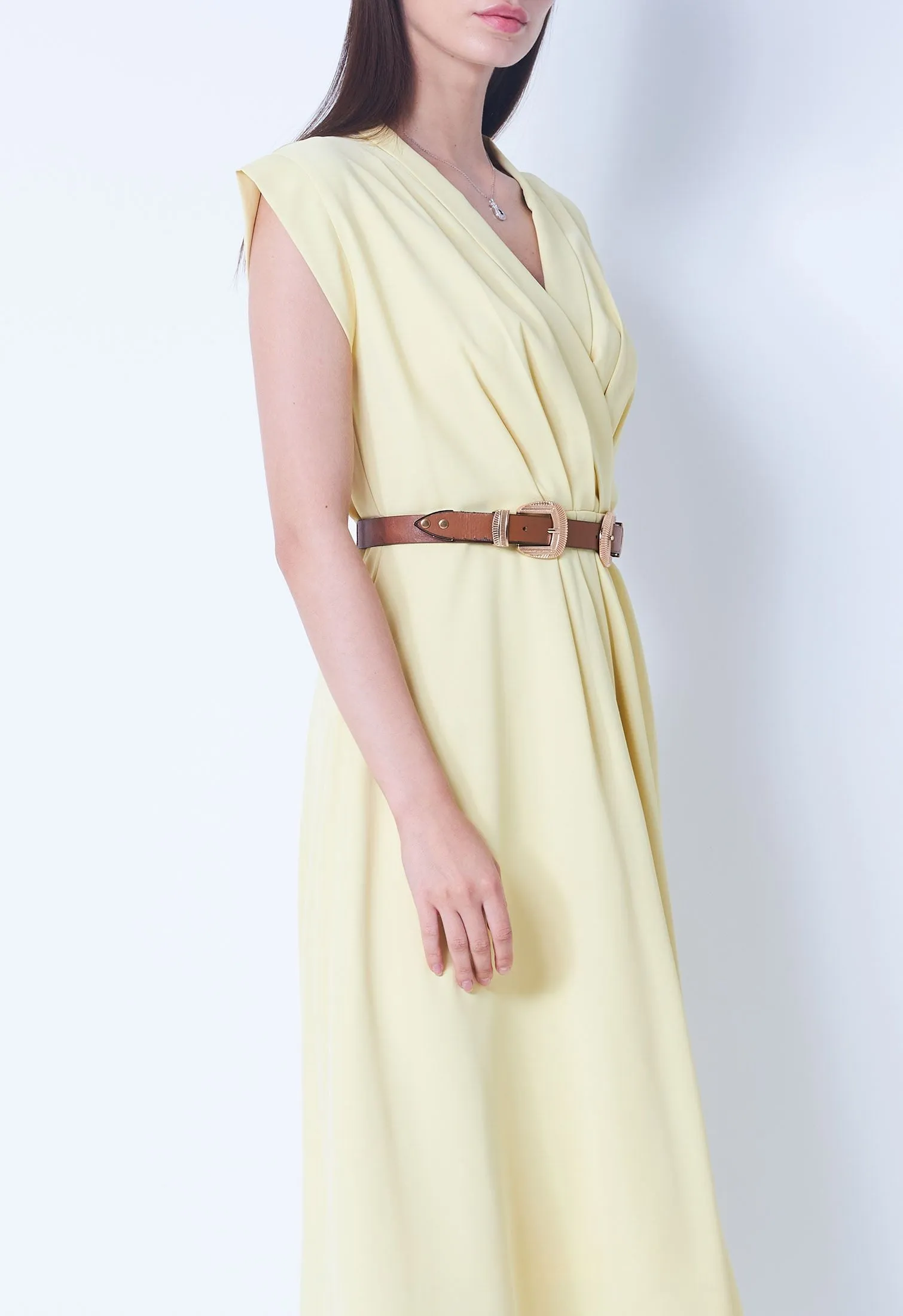 Surplice Flowy Dress