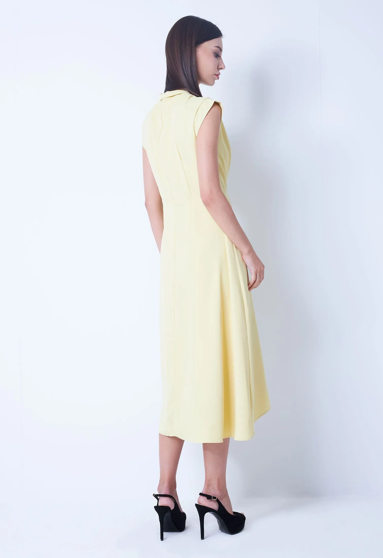Surplice Flowy Dress