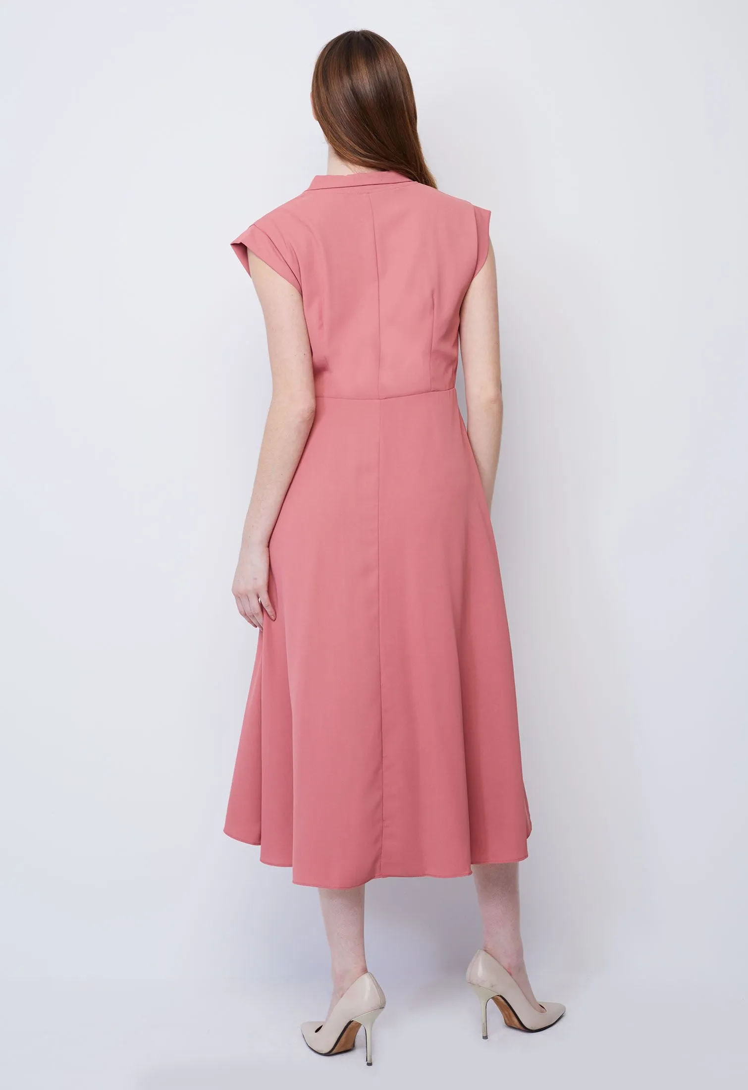 Surplice Flowy Dress