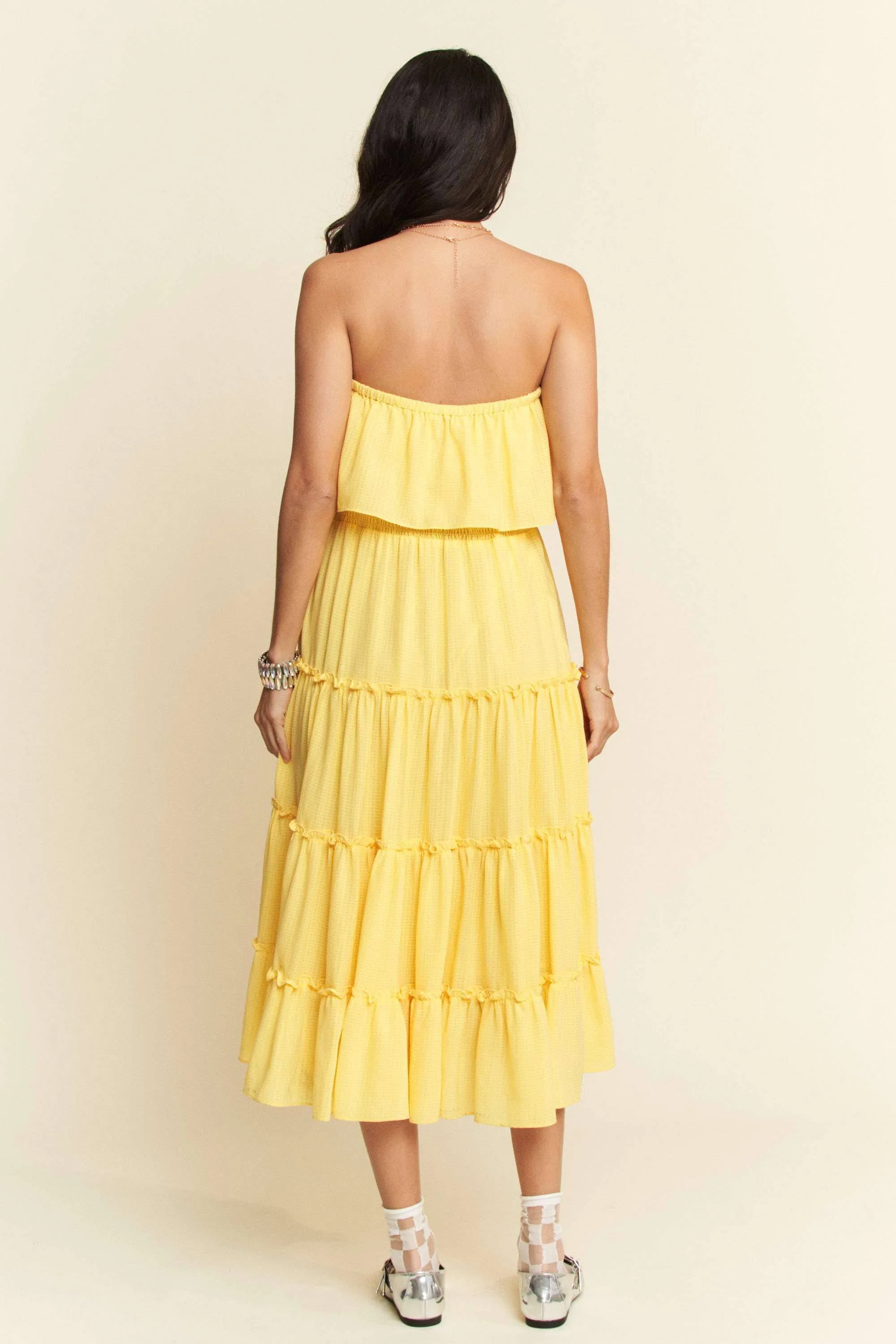 Tammi Tiered Tube Top Dress