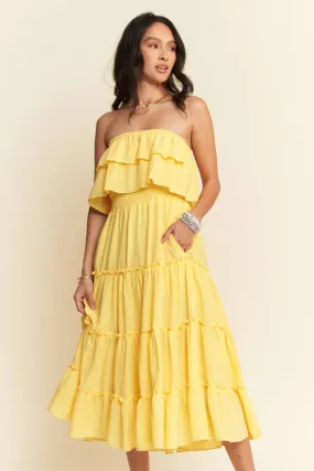 Tammi Tiered Tube Top Dress