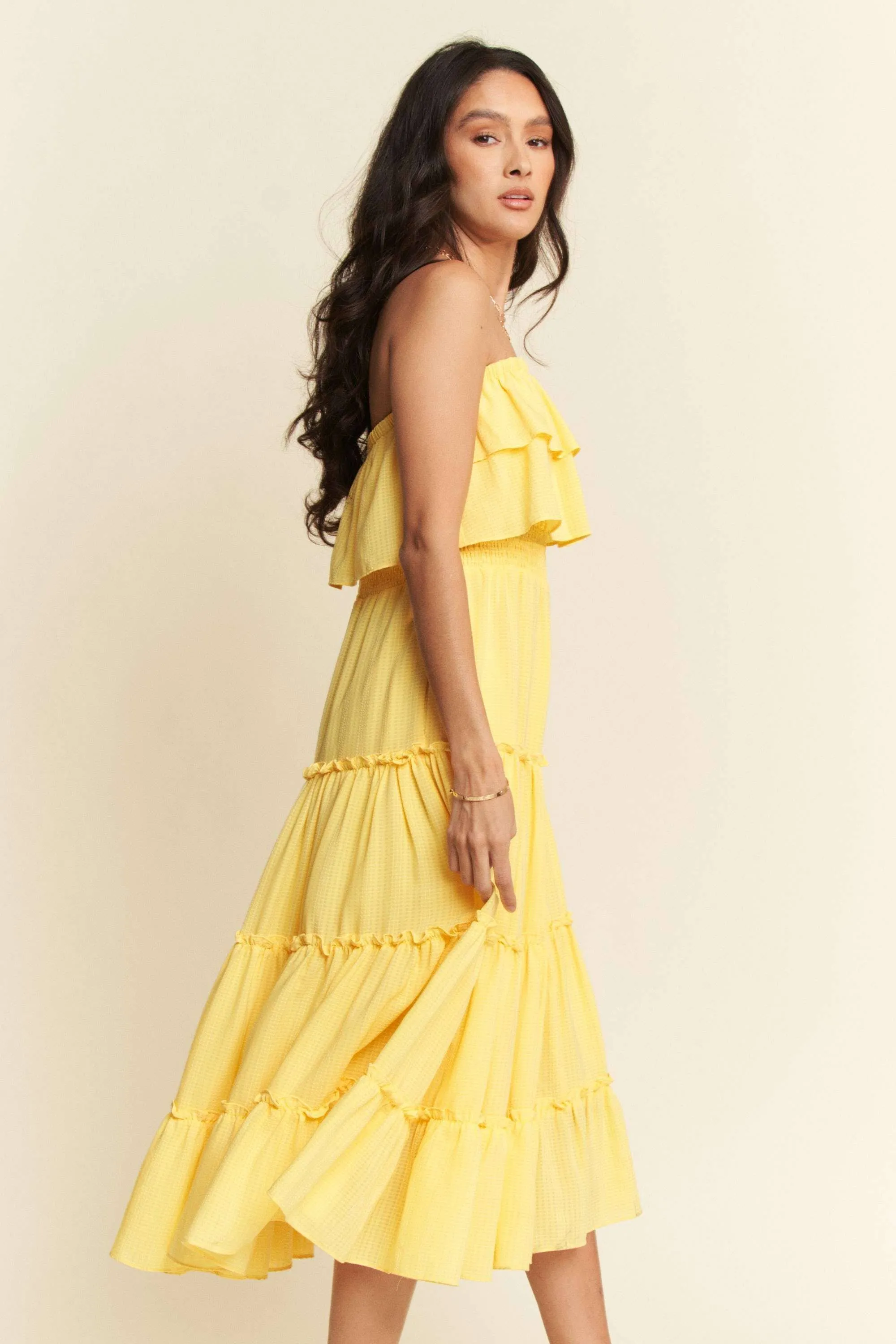 Tammi Tiered Tube Top Dress