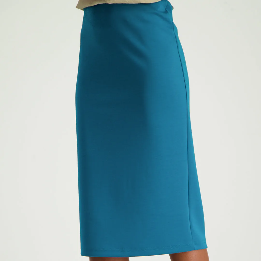 Teal Tube Skirt
