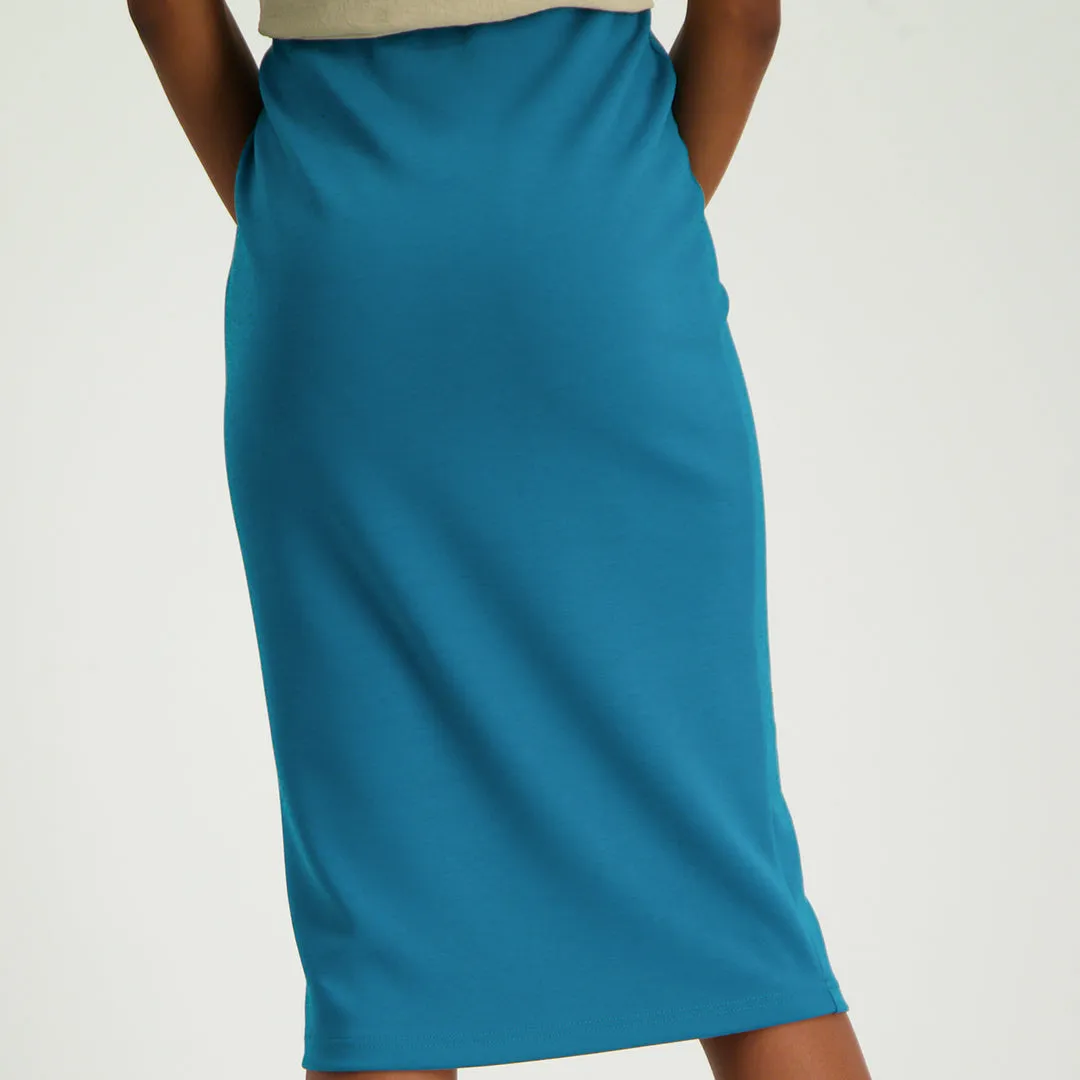 Teal Tube Skirt