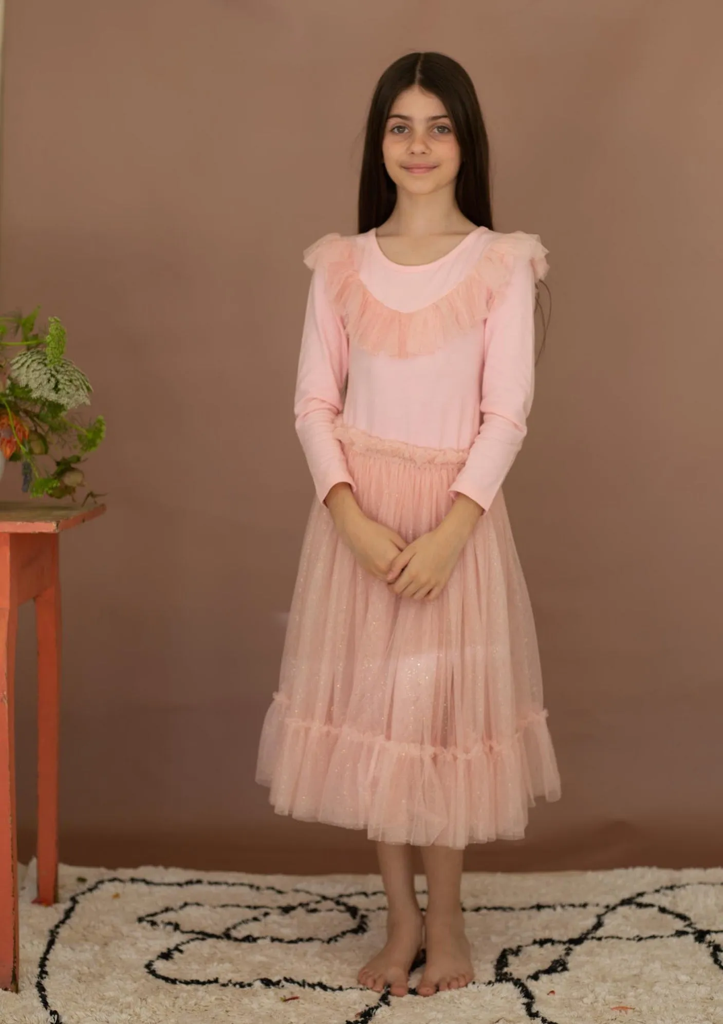 Tinker Leotard - Powder Pink