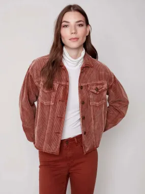 Washed-Out Corduroy Jacket
