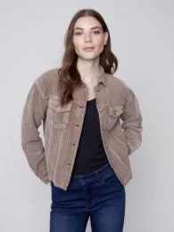 Washed-Out Corduroy Jacket