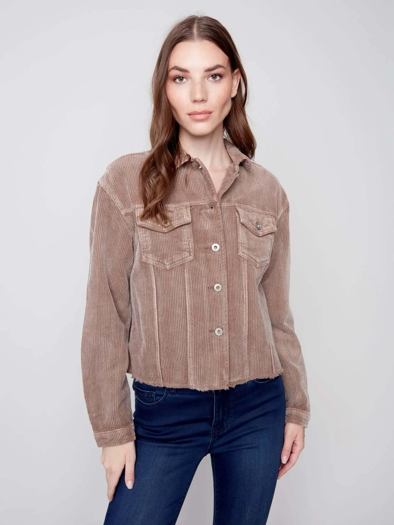 Washed-Out Corduroy Jacket