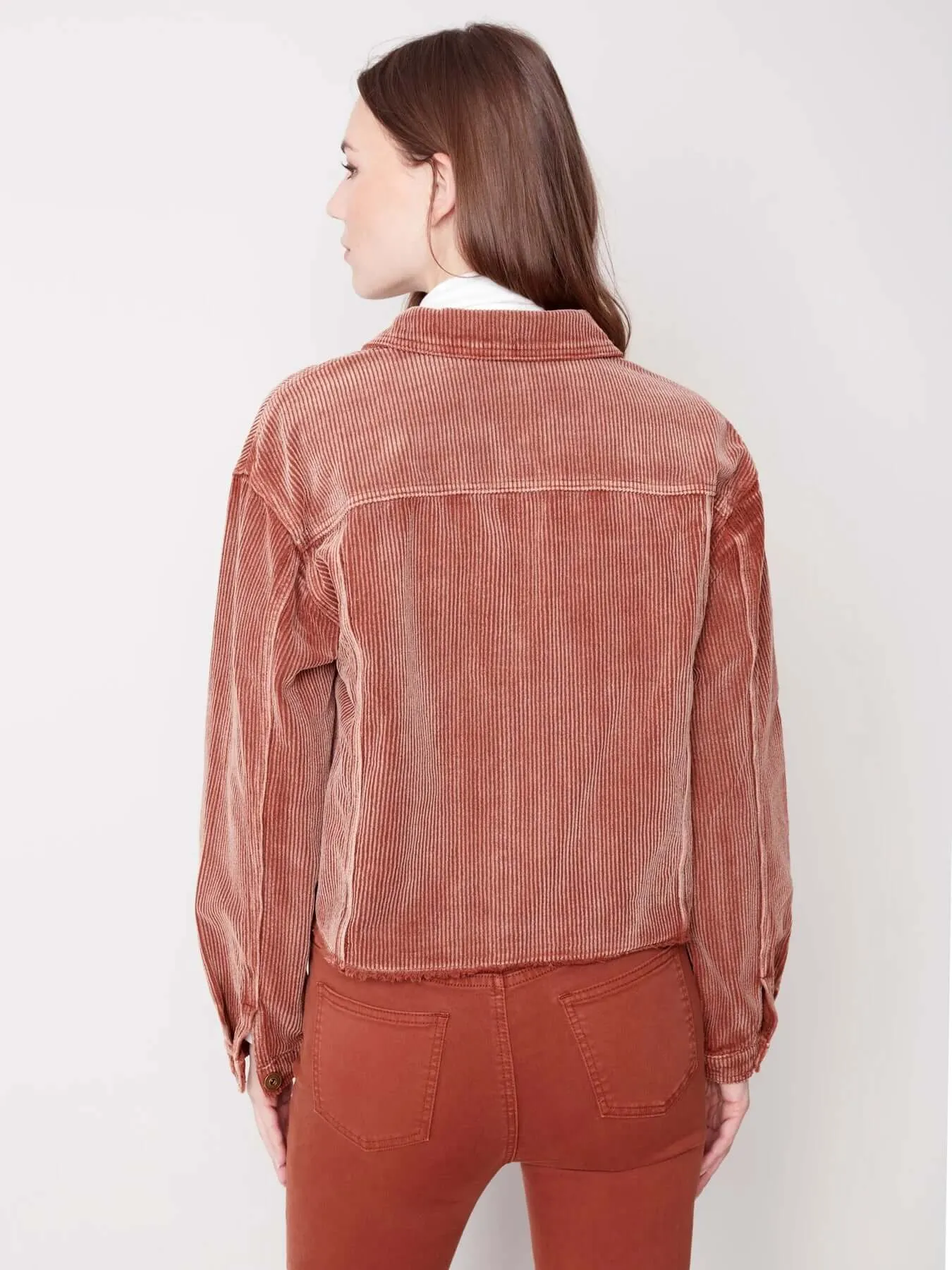 Washed-Out Corduroy Jacket