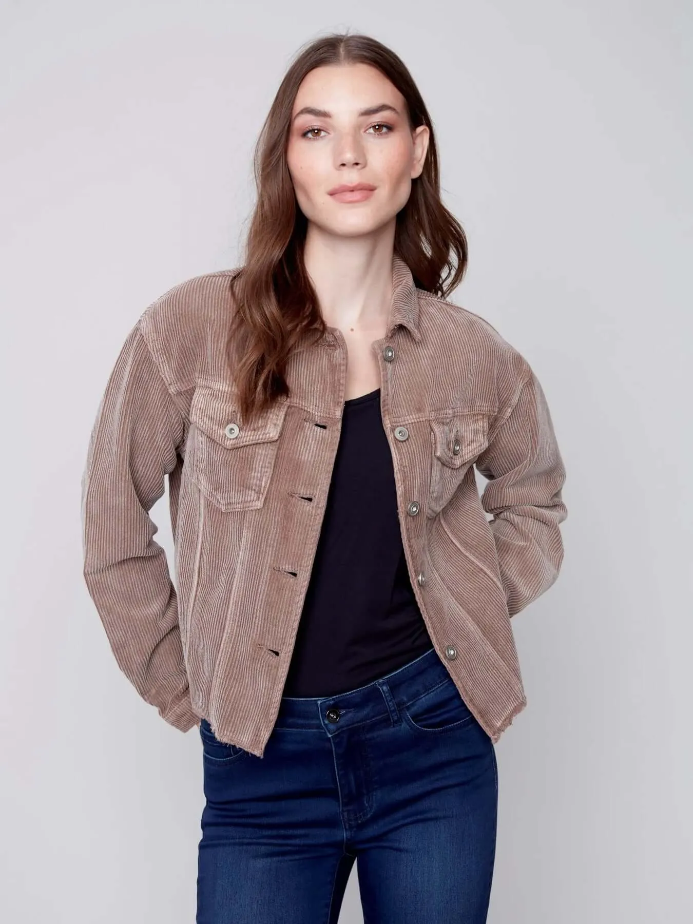 Washed-Out Corduroy Jacket