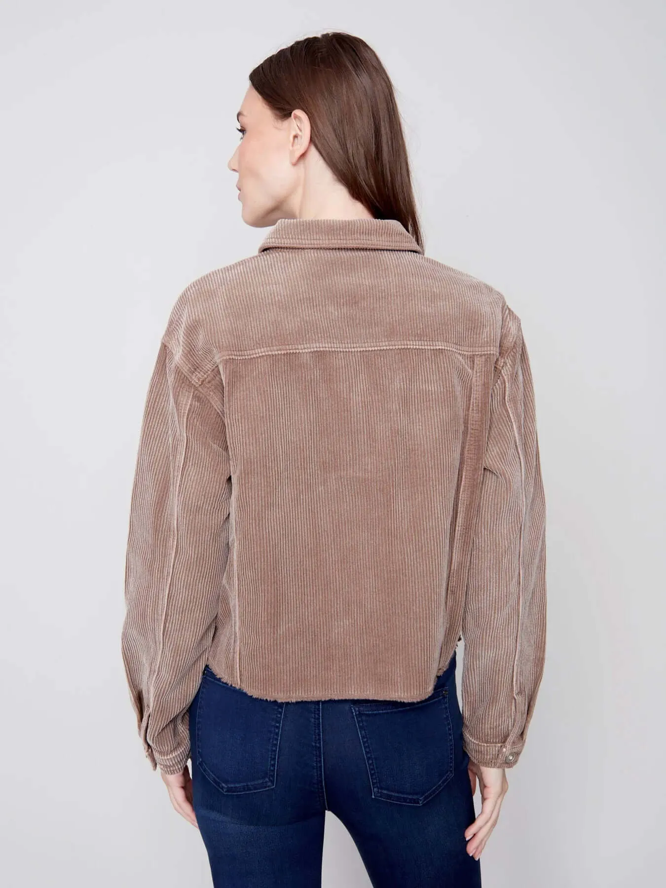 Washed-Out Corduroy Jacket
