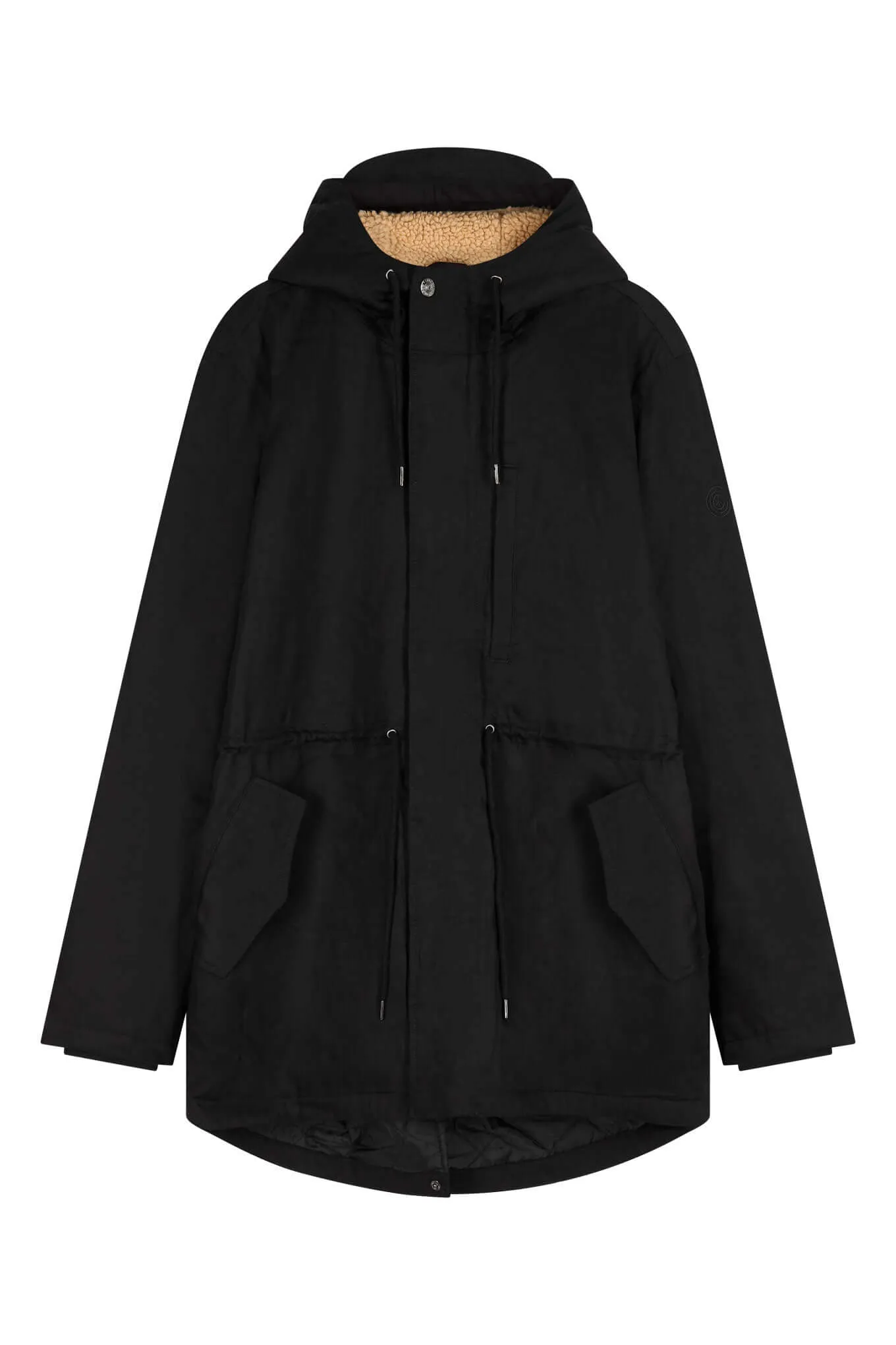 Wilson - Premium Black Organic Cotton Parka Jacket