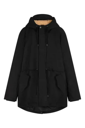 Wilson - Premium Black Organic Cotton Parka Jacket