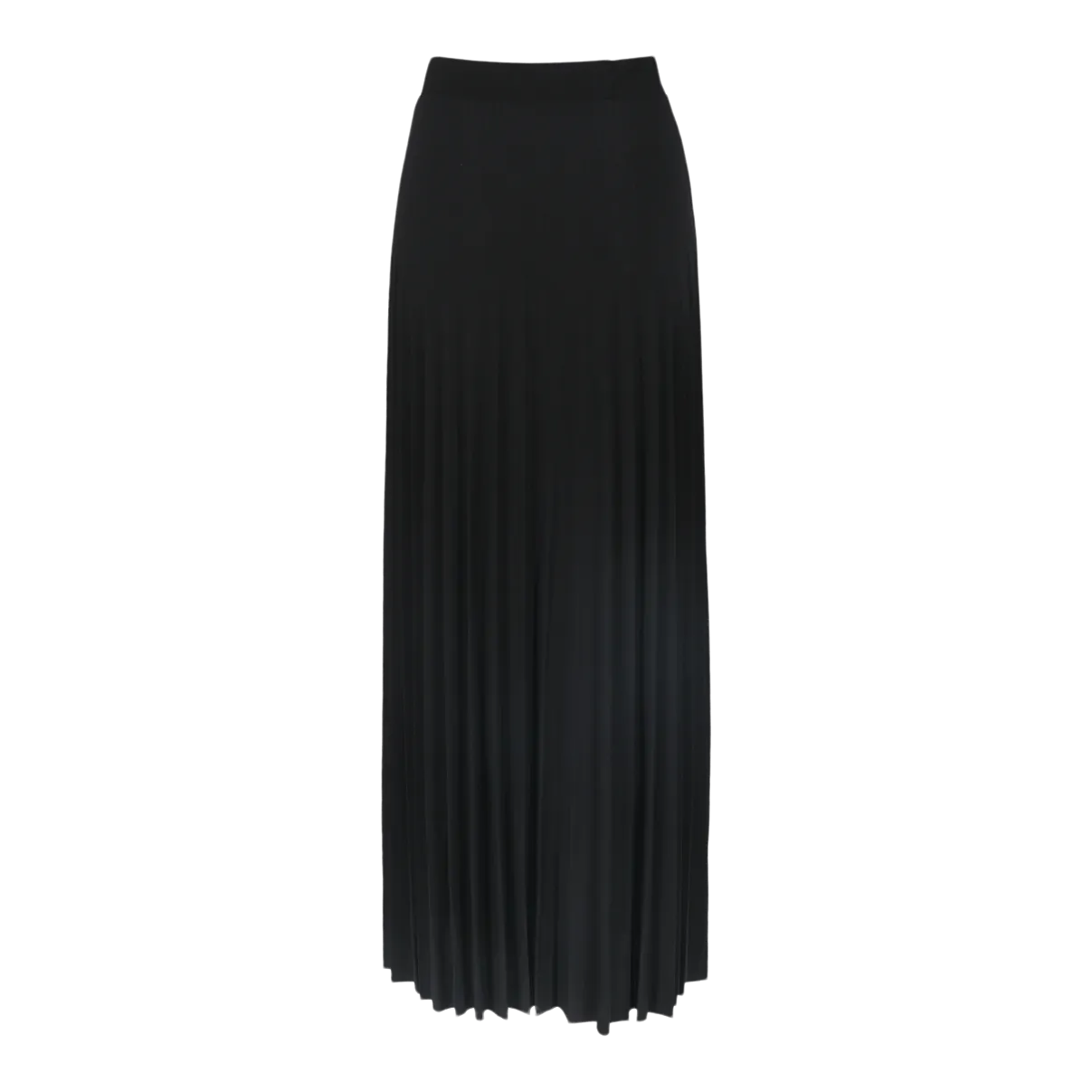 Woman Pleated Long Slinky Skirt