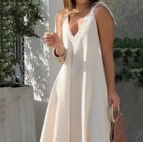 Women's Casual Sleeveless Maxi Dress   B101205