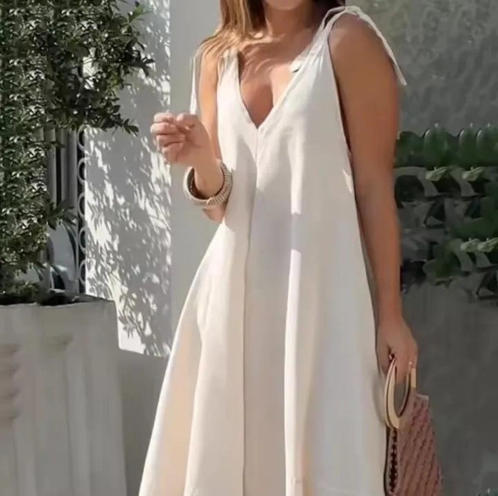 Women's Casual Sleeveless Maxi Dress   B101205